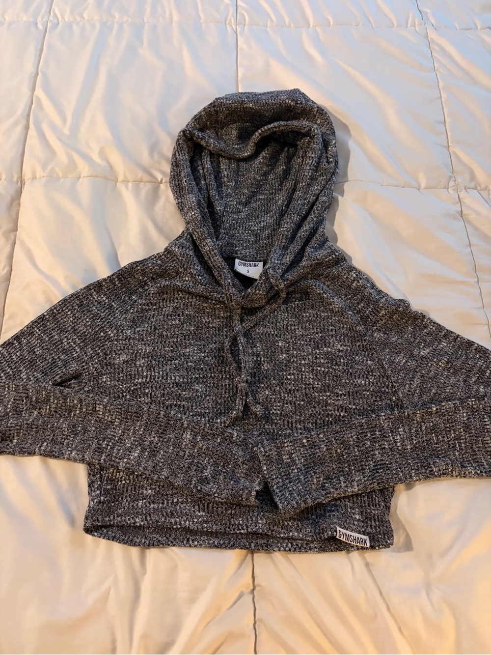 Gymshark cropped hooded sweater. Sz S